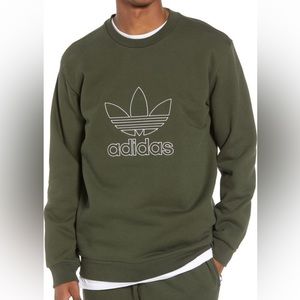 adidas Trefoil Outline Crew Neck Sweatshirt